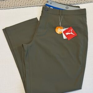 Puma Men's Olive Golf Pants